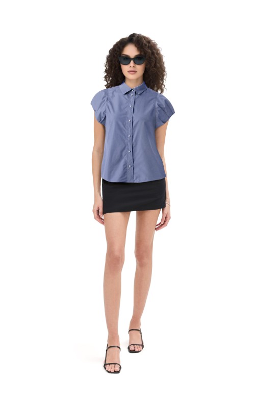 2791 · Блузка с декоративным рукавом — Фото