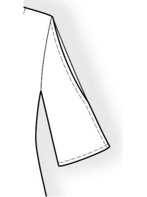 5384 · Рукав ( на базе 4178 блузка с открытыми плечами) — Техрисунок